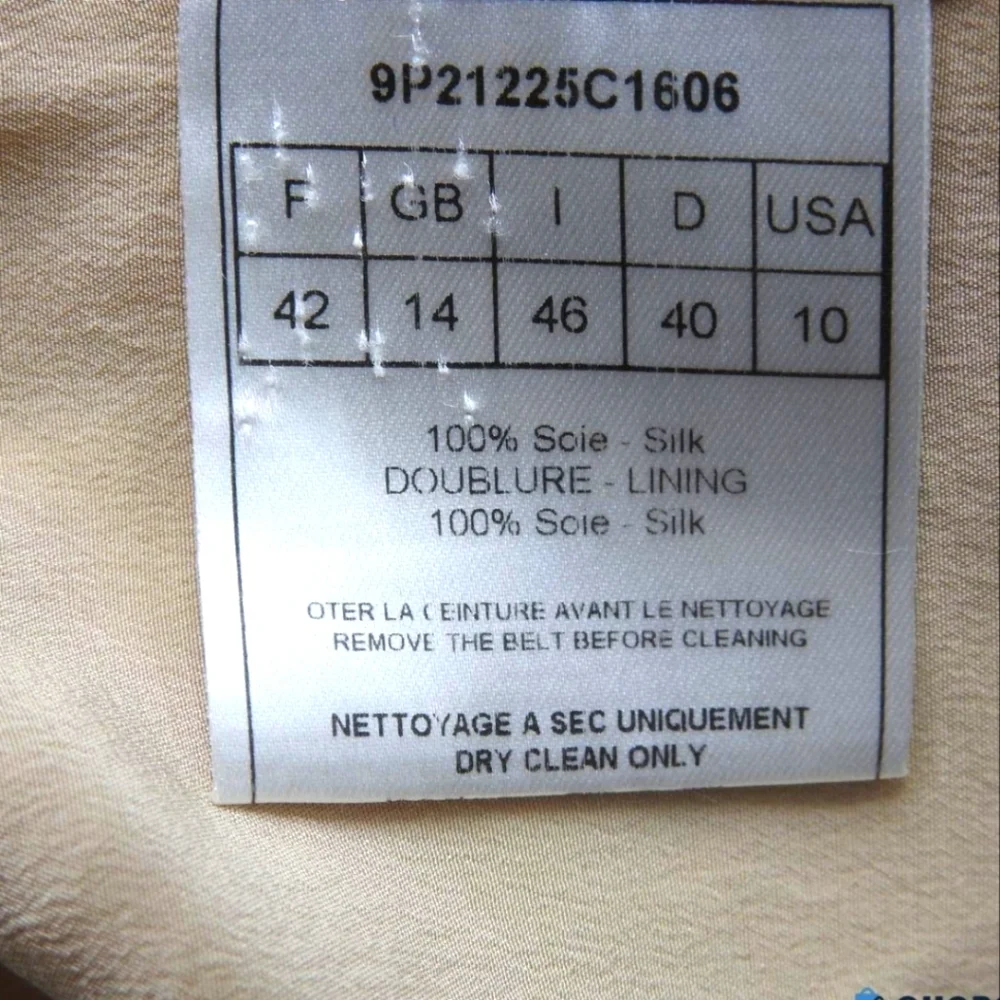 100% Silk Christian DIOR Short Blazer Jacket - Picture 4 of 6